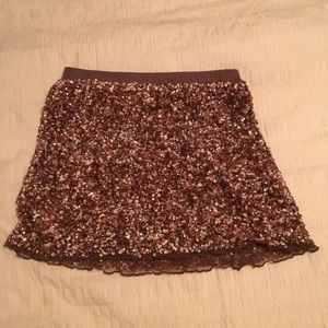 NWT girls sequin skirt